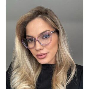 NEW GUCCI EYEGLASSES PURPLE WOMEN EYEWEAR GUCCI GG1686O 008